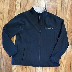 Charles River Apparel Corvette Jacket Womens L Black Fleece Lined Softshell